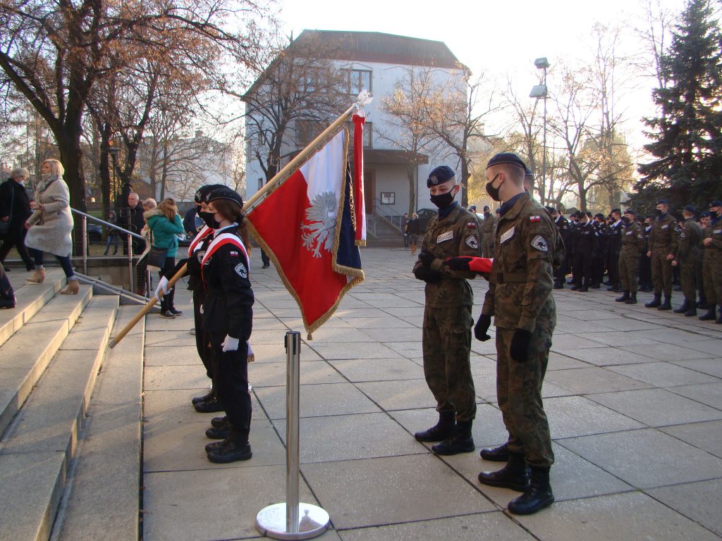 Obchody Dnia Niepodległości. Dekoracja.