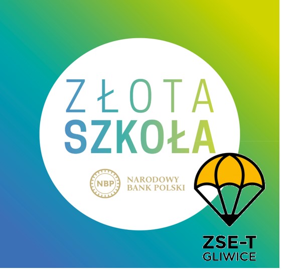 złota szkoła. nbp. logo projektu